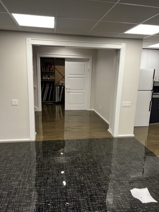 Basement water cleanup